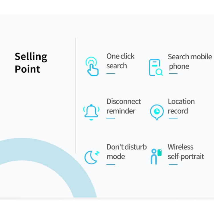 HYC-S9 2 PCS Round Bluetooth Object Finder Mobile Phone Tracking Locator Anti-Lost Two-Way Alarm(Pink)