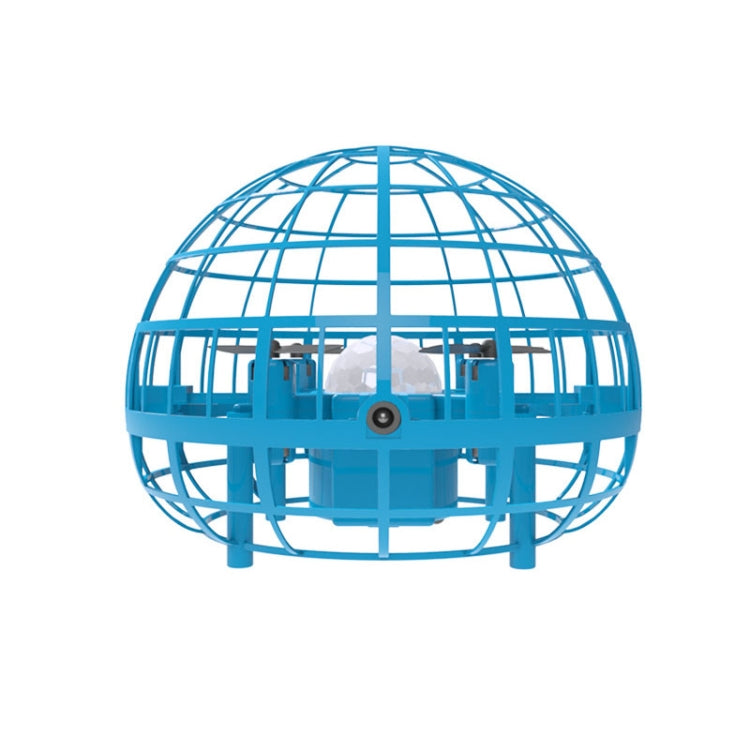 Remote Stunt Suspended Ball Induction Four-Axis Aircraft Toy For Children(Blue)