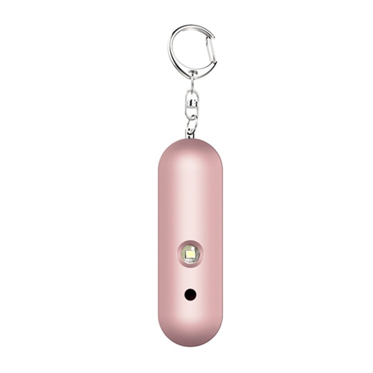 AF-2001 130dB Personal Alarm IP56 Waterproof Keychain Double Speaker High Scorpion Anti-Wolf Alarm(Rose Gold)