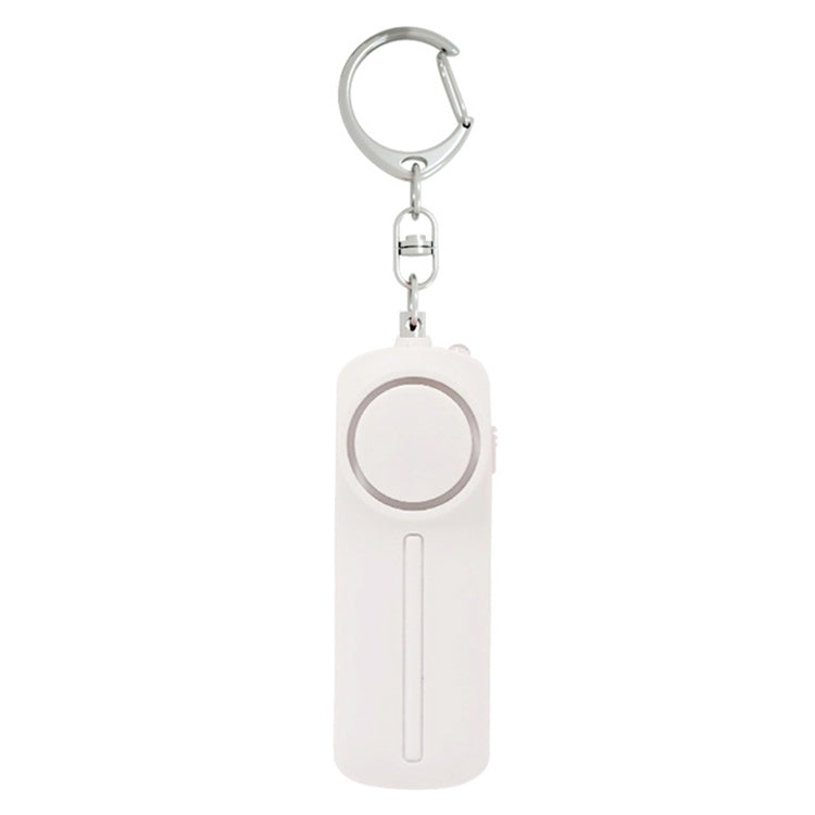 AF-9400 130dB Personal Alarm Pull Ring Women Self-Defense Keychain Alarm(White)