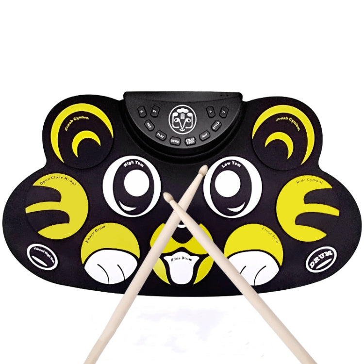 Children Hand Roll Electronic Drum DTX Game Portable Drum(G601 Tiger)