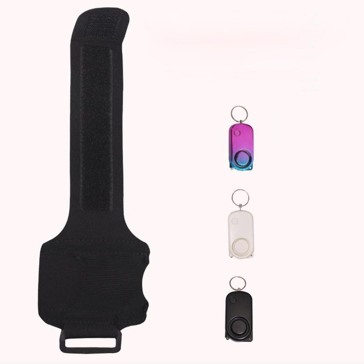 PLAPIE YY-705 120dB Outdoor Sports Runner Personal Alarm(White+Conventional Wristband)