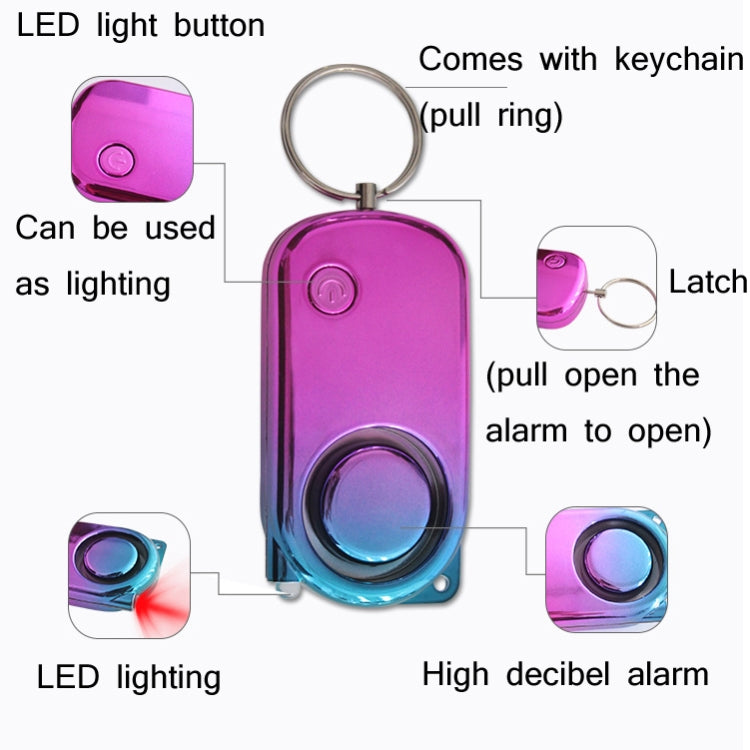 PLAPIE YY-705 120dB Outdoor Sports Runner Personal Alarm(White+Conventional Wristband)