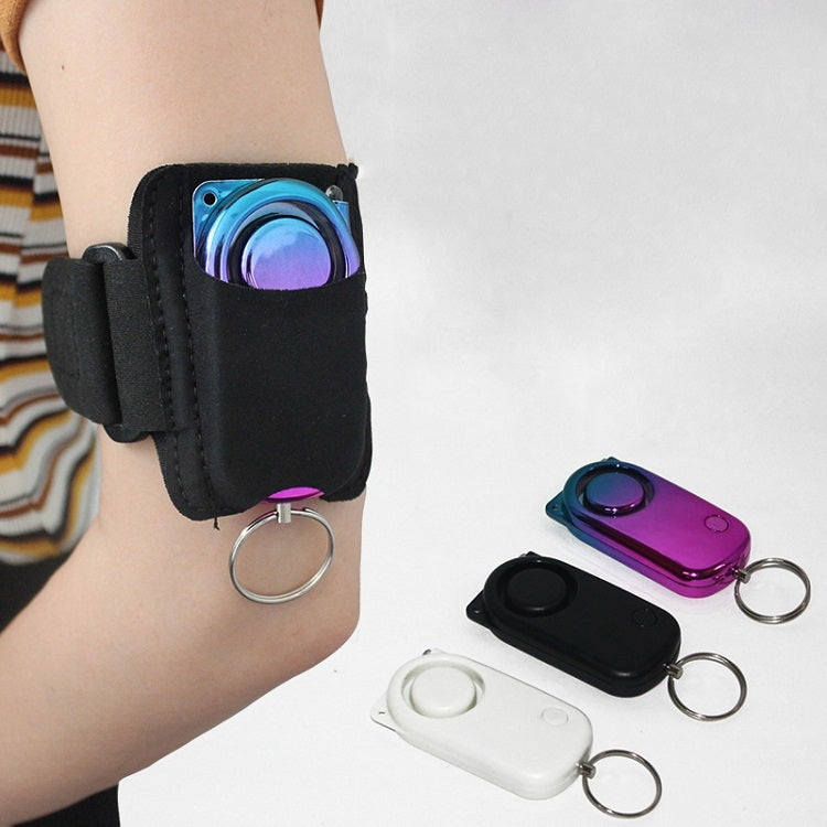 PLAPIE YY-705 120dB Outdoor Sports Runner Personal Alarm(Black+Conventional Wristband)