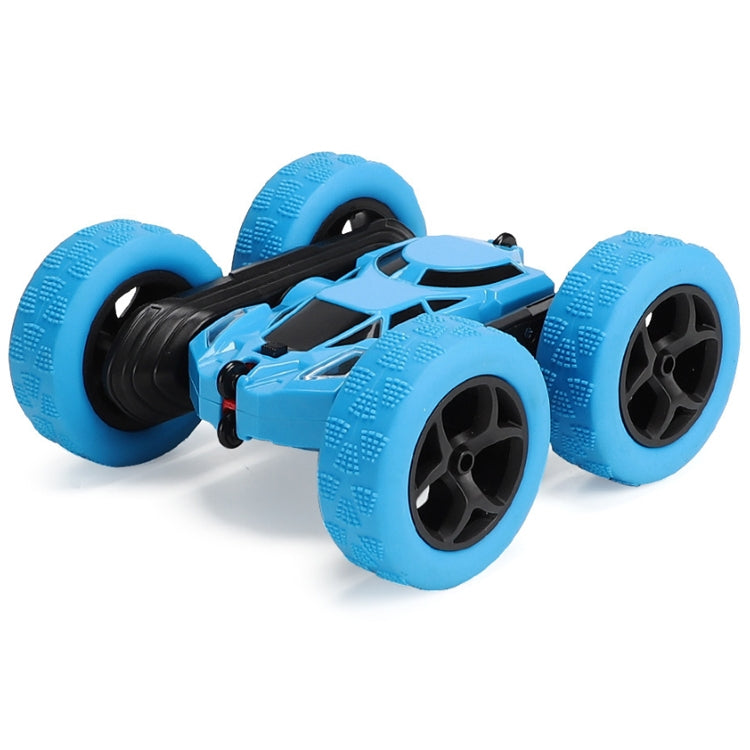 2.4G Remote Control Drift Roll Double-sided Stunt Car With Lights(Blue)