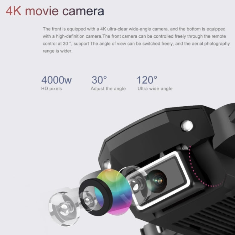 YLR/C S66 Mini Folding Remote Control Drone High-Definition Aerial Photography Quadcopter, Colour: Standard Without Camera (Gray)