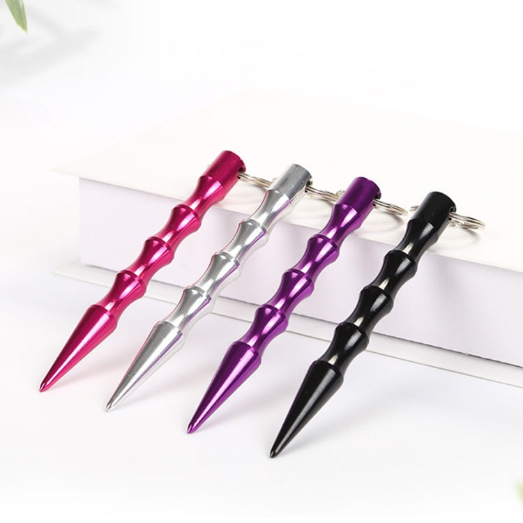 Outdoor Anti-Wolf Supplies Equipment Pen Stick With Key Ring(Black)