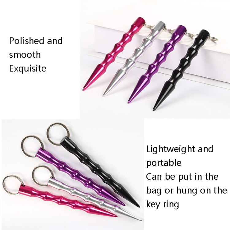 Outdoor Anti-Wolf Supplies Equipment Pen Stick With Key Ring(Red)