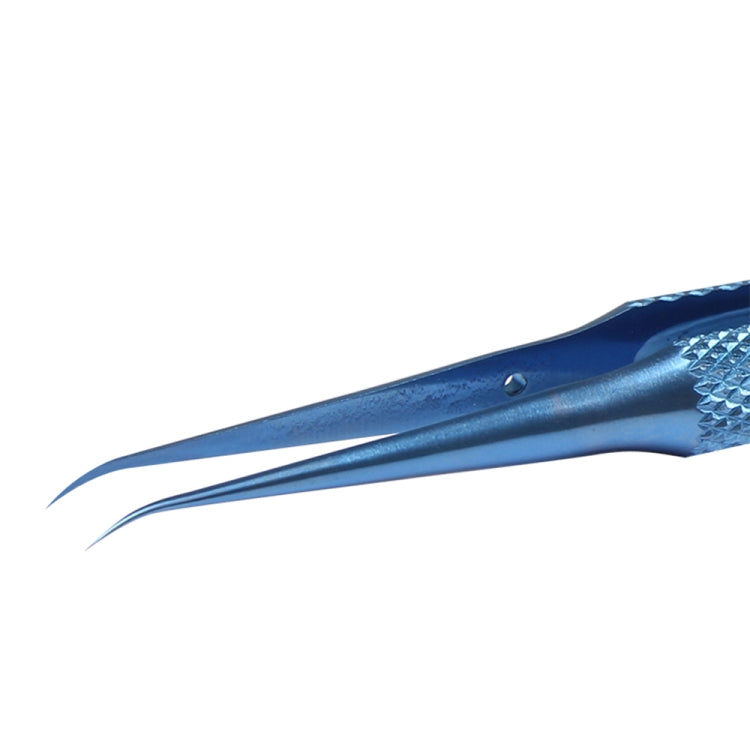 Kaisi Titanium Alloy Tweezers Repair Fingerprint Fly Line Phone Motherboard Precise Antimagnetic Electronics Tweezers(Curved BT-15)