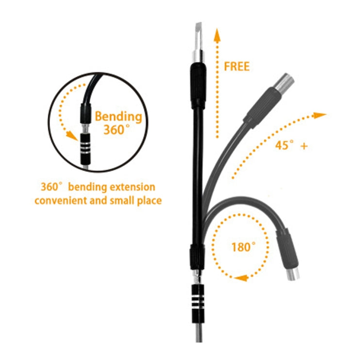 Obadun 9802B 52 in 1 Aluminum Alloy Handle Hardware Tool Screwdriver Set Home Precision Screwdriver Mobile Phone Disassembly Tool(Yellow Box)