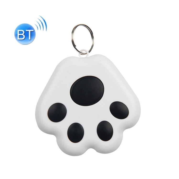 2 PCS HYC-09 Dog Paw Bluetooth Anti-Lost Device Pet Tracking Locator Keychain Smart Search Two-Way Alarm(Black)