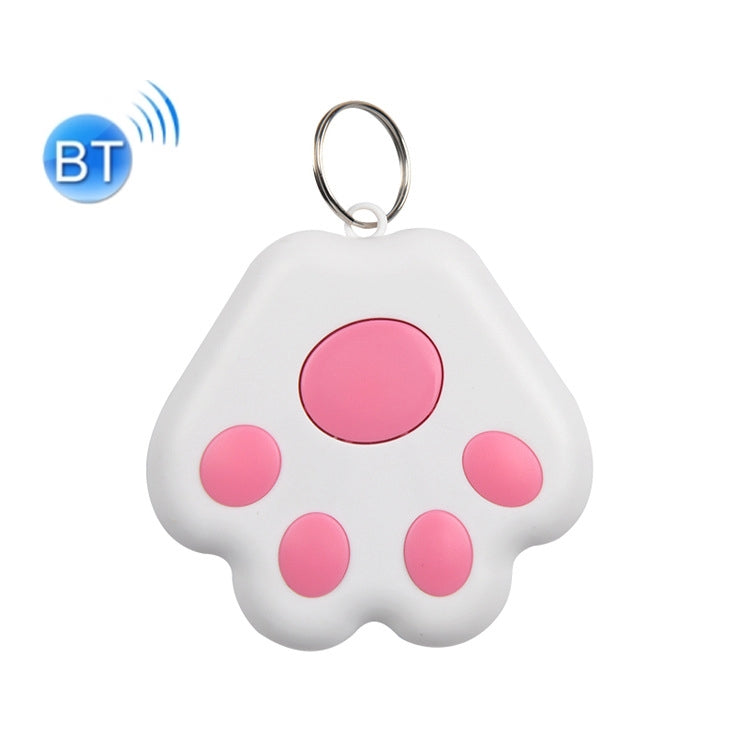 2 PCS HYC-09 Dog Paw Bluetooth Anti-Lost Device Pet Tracking Locator Keychain Smart Search Two-Way Alarm(Pink)