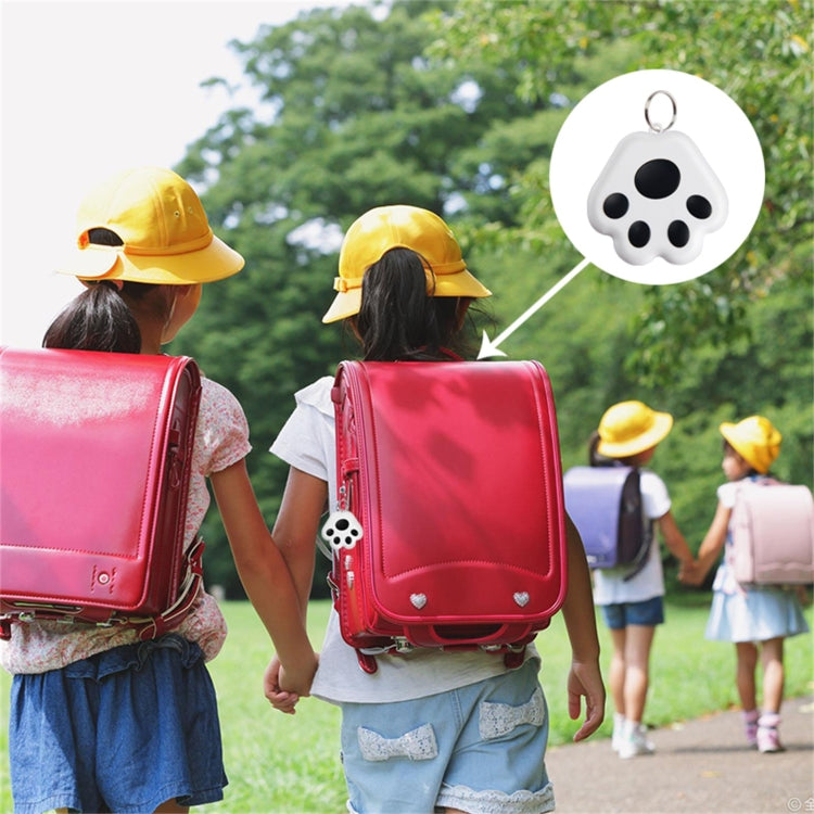 2 PCS HYC-09 Dog Paw Bluetooth Anti-Lost Device Pet Tracking Locator Keychain Smart Search Two-Way Alarm(Green)