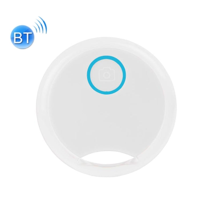 2 PCS S8 Round Bluetooth Anti-Lost Device Key Luggage Tracking Device Two-Way Alarm(White)