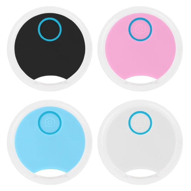 2 PCS S8 Round Bluetooth Anti-Lost Device Key Luggage Tracking Device Two-Way Alarm(White)