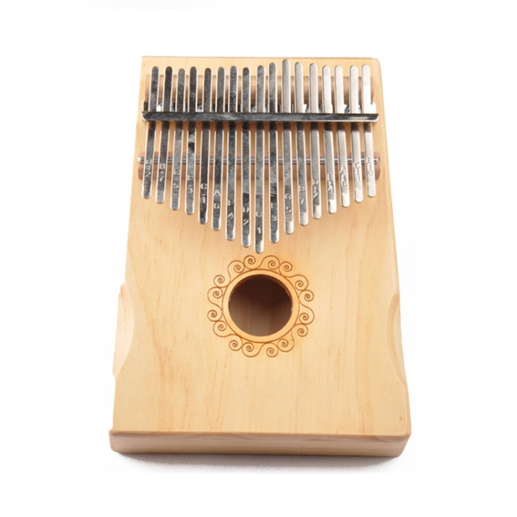 17-Tone Thumb Piano Kalimba Beginners Introduction Finger Piano, Colour: Wooden