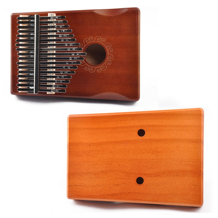 17-Tone Thumb Piano Kalimba Beginners Introduction Finger Piano, Colour: Black Kit