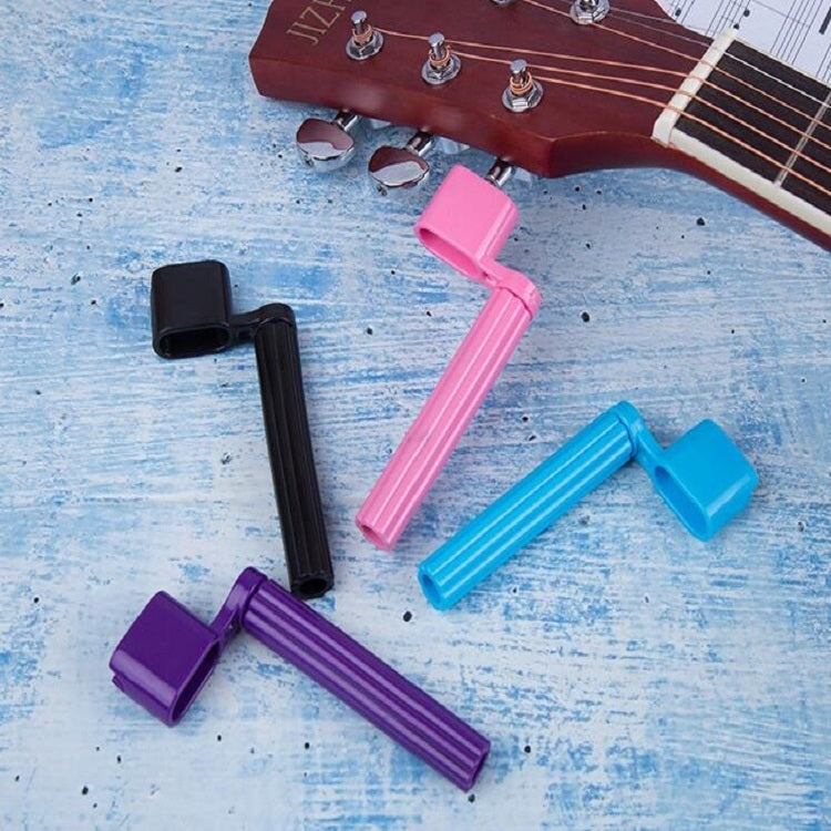 10 PCS ABS Upper Chord Equipment String Pulling Cone for Guitar(Purple)