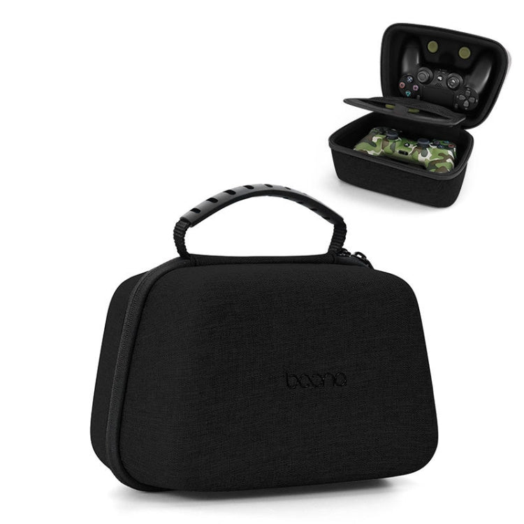 Baona EVA Hard Shell Gamepad Storage Bag For PS5 / PS4 / Xbox / Switch Pro, Style: Double-layer  Black