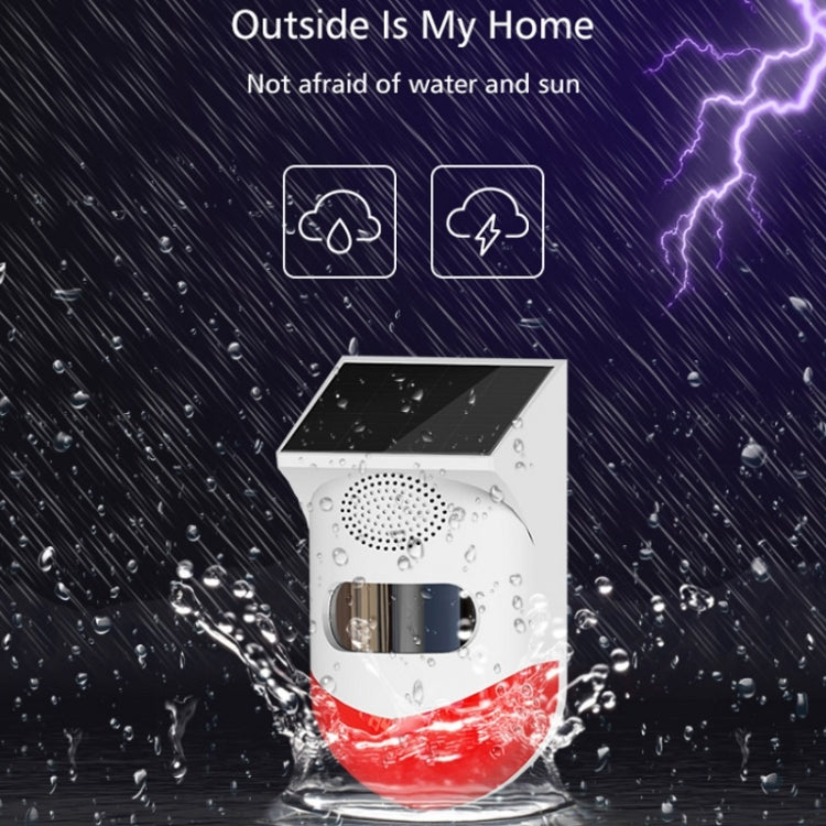 Outdoor IP67 Waterproof Solar Infrared Alarm, Spec: Independent