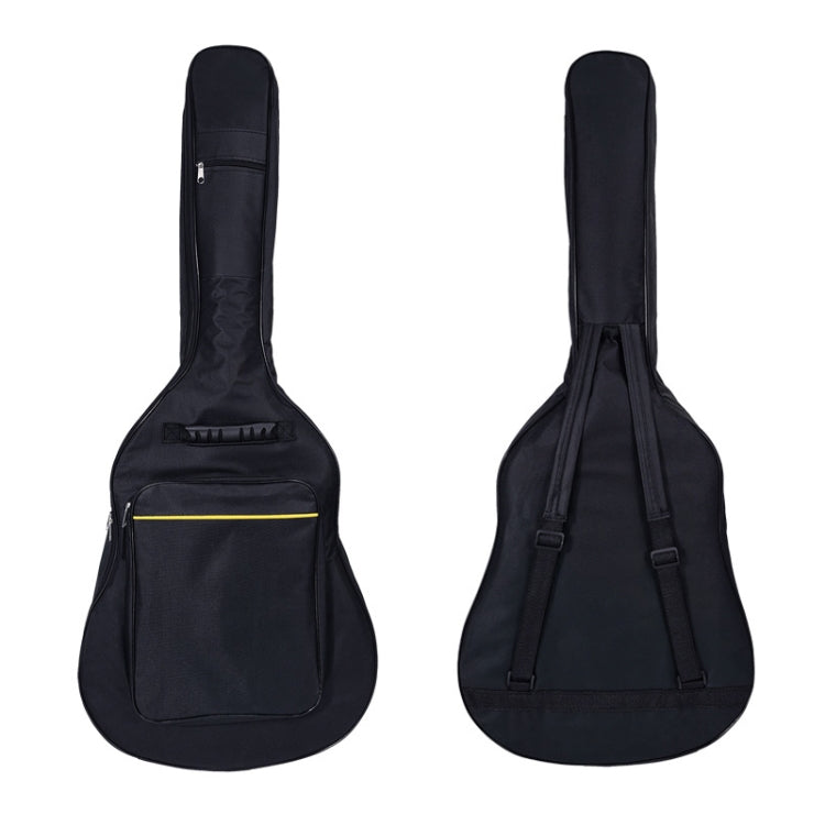 40/41 inch Guitar Oxford Cloth Cotton Padded Backpack(Black)