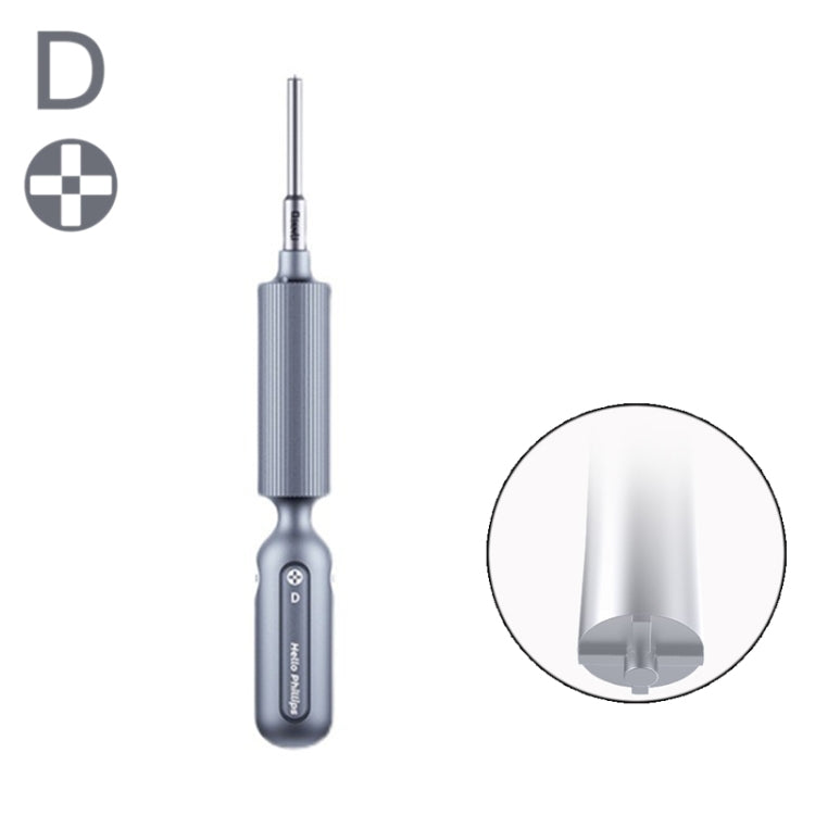 Qianli Super Tactile Grip-Type Precision Silent Dual-Bearing Screwdriver, Series: Type  D Pinhead Philips