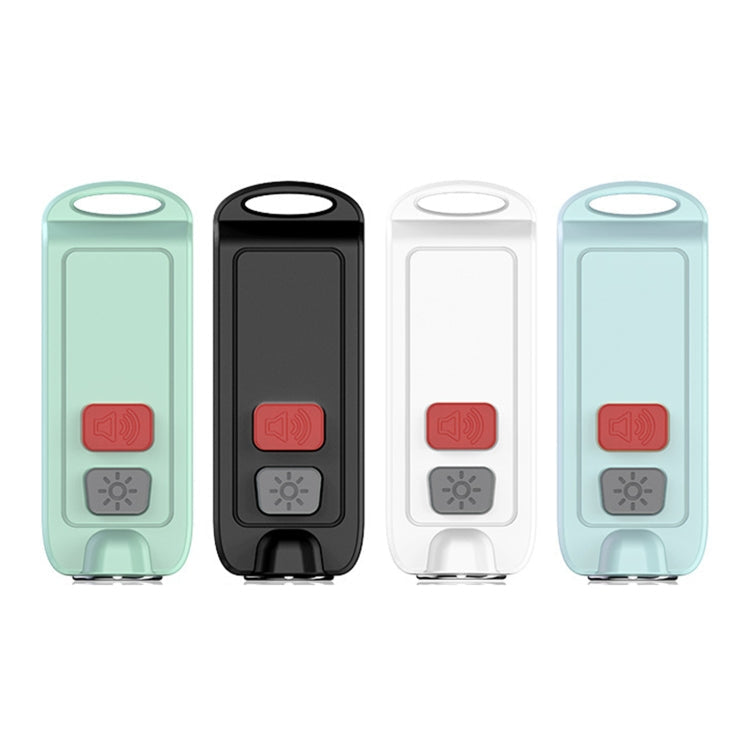 AF-2002 130dB Rechargeable Anti-Wolf Alarm Self-Defense Device With Distress Light(Green)