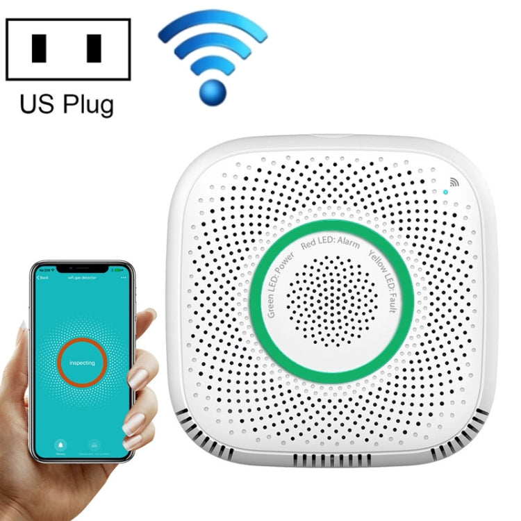 TY-GSA-87 Smart Home WIFI Gas Detector, Specification: US Plug