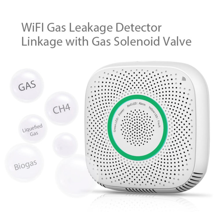 TY-GSA-87 Smart Home WIFI Gas Detector, Specification: UK Plug