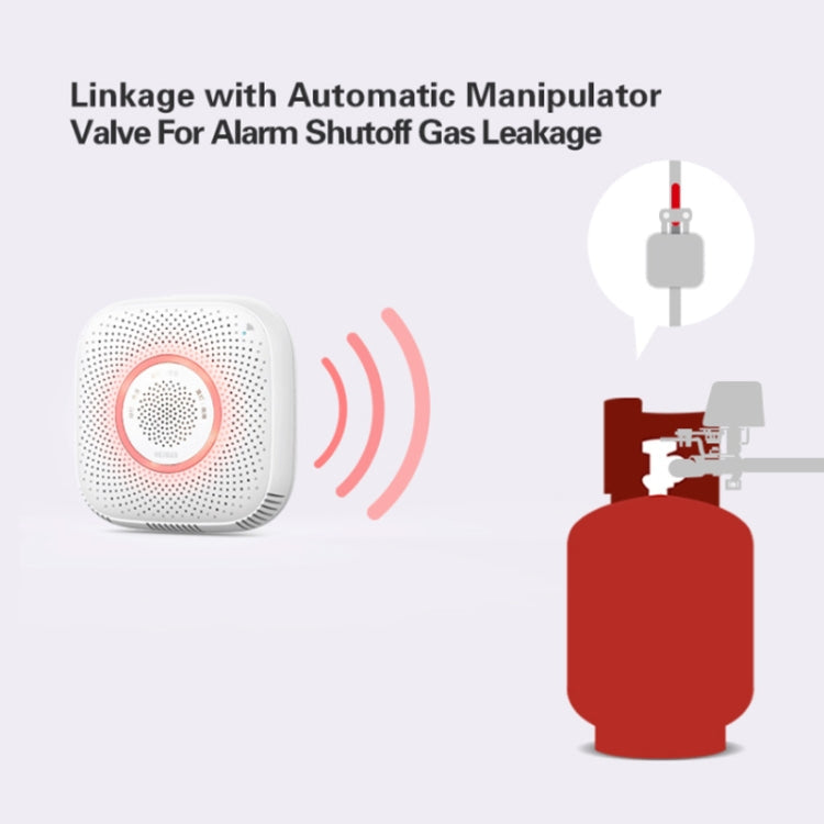 TY-GSA-87 Smart Home WIFI Gas Detector, Specification: UK Plug