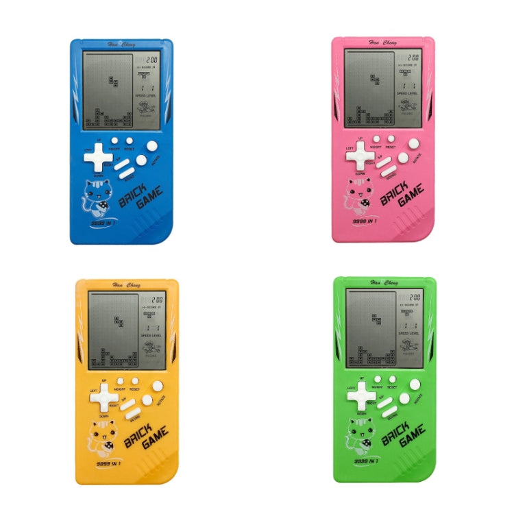 Large Screen Retro Children Handheld Game Console(Pink)