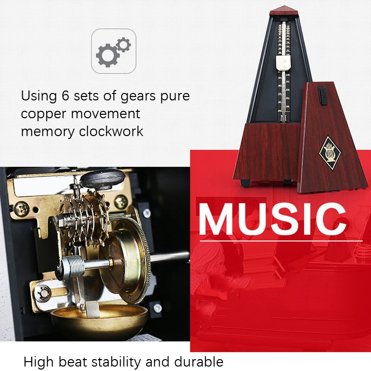 FRIEND Tower Mechanical Terrace Piano Guitar Violin Universal Rhythm Instrument(Tower Mahogany Color)