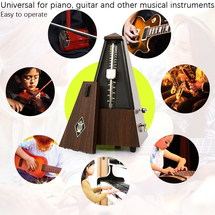 FRIEND Tower Mechanical Terrace Piano Guitar Violin Universal Rhythm Instrument(Tower Teak Color)