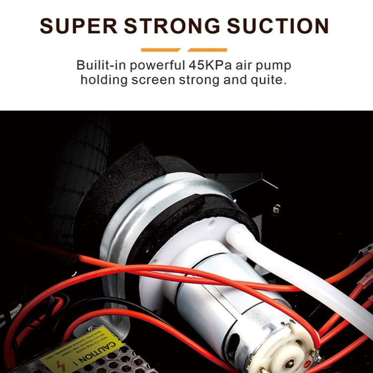 BAKU BA949C Heated 360-degree Rotating Fast LCD Screen Splitter(EU Plug 220V)