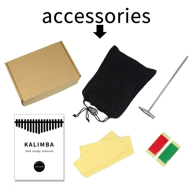 Wooden Portable Thumb Piano(Squirrel)