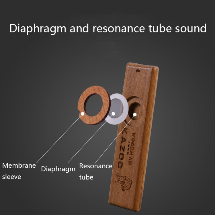 ADL07 Wooden Environmental Protection Portable Kazoo(ADL07)