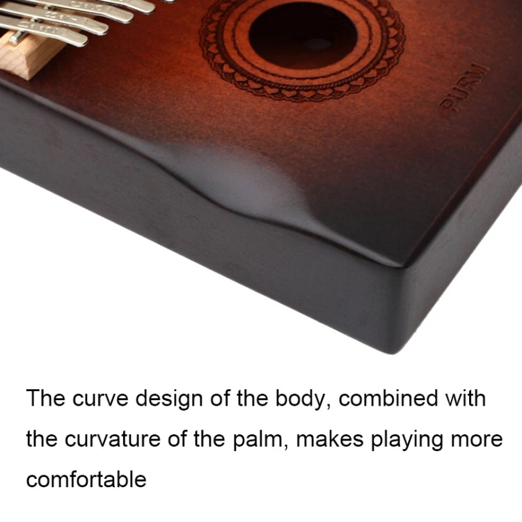 17-tone Radian Design Portable Finger Piano(Squirrel)