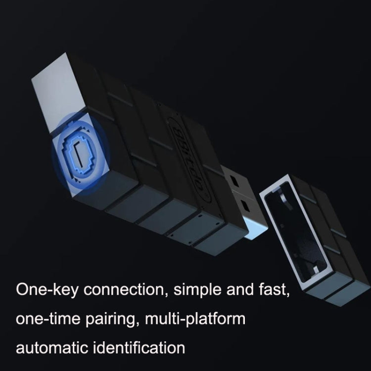 8BitDo USB Wireless Receiver Handle Switch  For PS5/PS4(Black)