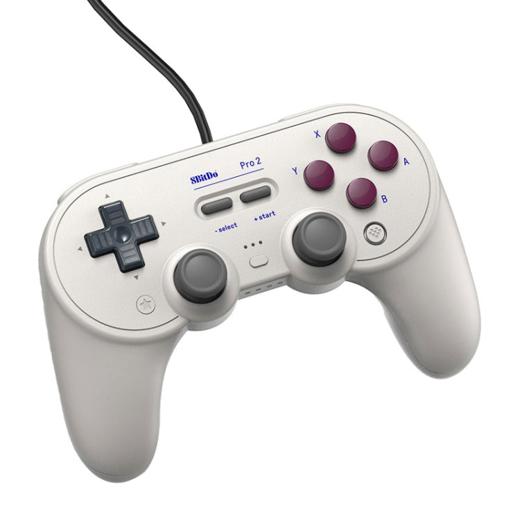 8Bitdo Pro 2 Wired Gamepad For Switch(White)