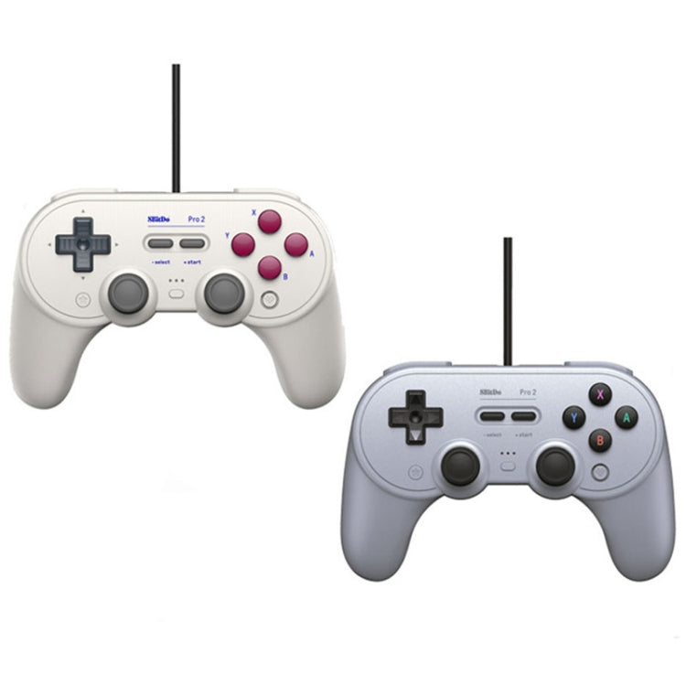 8Bitdo Pro 2 Wired Gamepad For Switch(White)