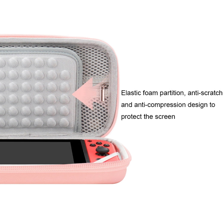 Baona BN-F005 Cat Paw Pattern Cconsole Storage Bag For Switch (Pink)