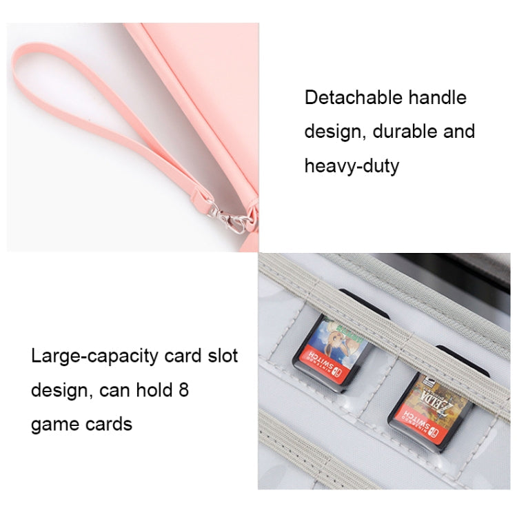 Baona BN-F005 Cat Paw Pattern Cconsole Storage Bag For Switch (Pink)