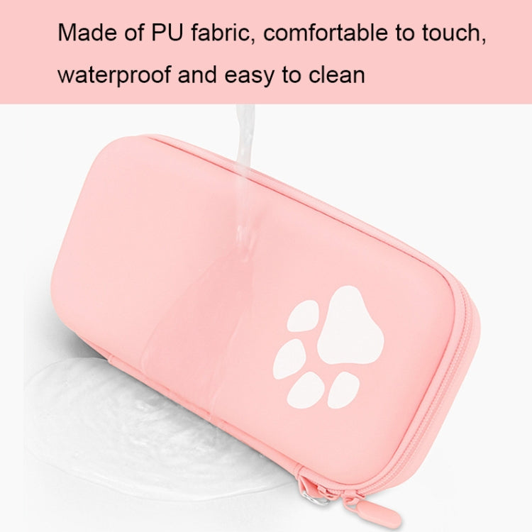 Baona BN-F005 Cat Paw Pattern Cconsole Storage Bag For Switch (Green)