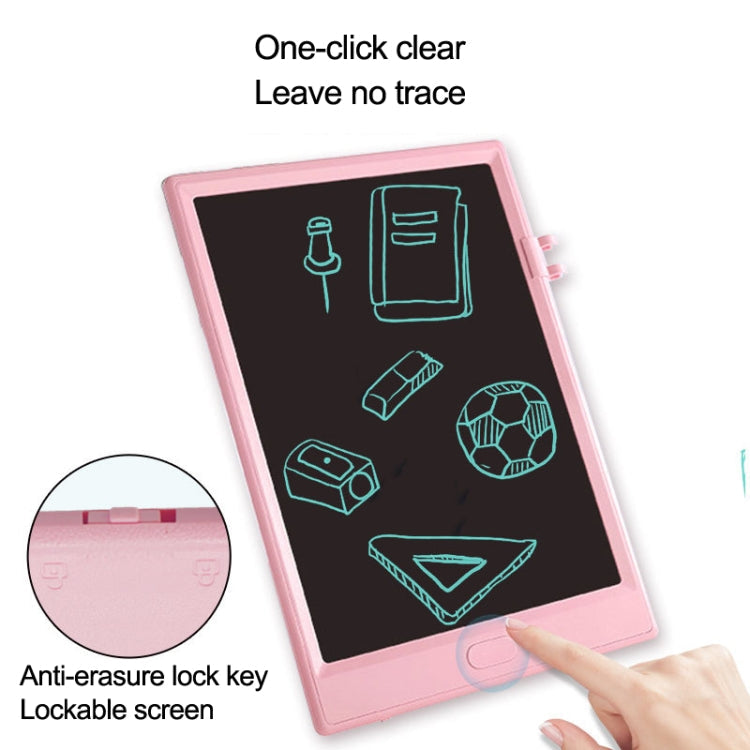 10 inch LCD Writing Board Children Hand Drawn Board, Style: Light Pink Colorful