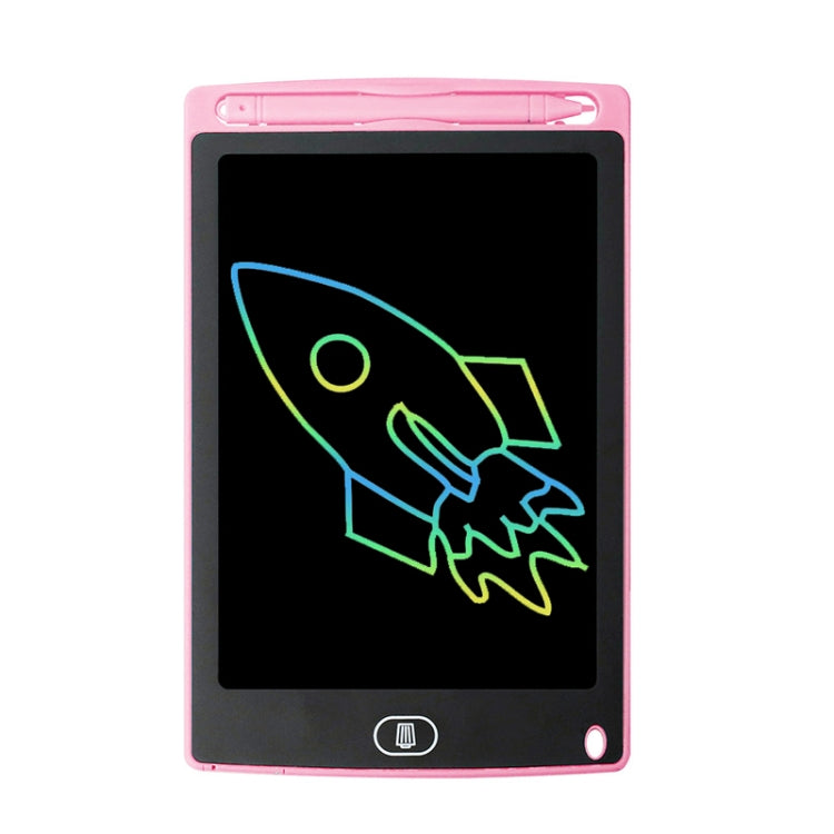 LCD Writing Board Children Hand Drawn Board, Specification: 8.5 inch Colorful (Light Pink)