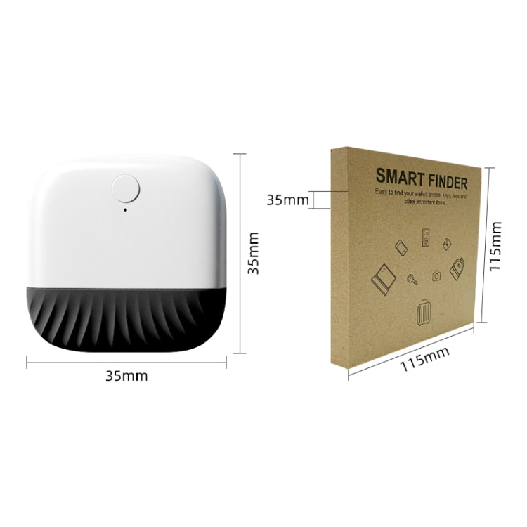 Wallet Key Finder Two Way Bluetooth Intelligent Anti-lost Device(Yellow)