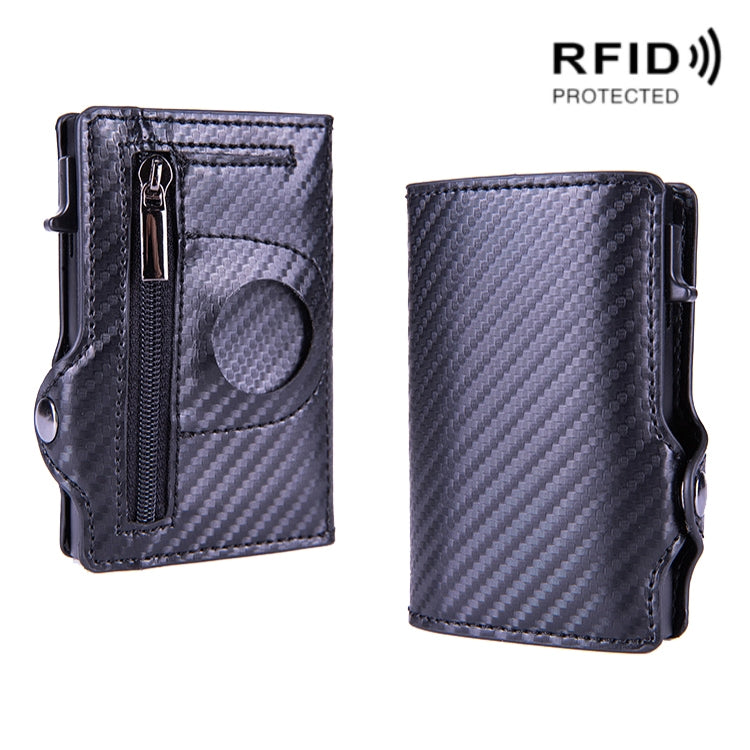 X-85 RFID Multi-compartment Card Holder For Airtag(Carbon Fiber)