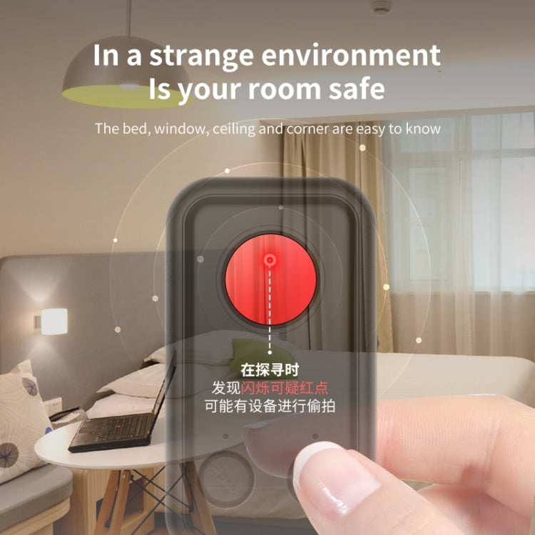 K96 Multifunctional Infrared Detector Hotel Camera Anti Candid Scanner(Black)