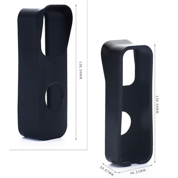 Silicone Cover for Blink A363 Wireless Doorbell(Black)