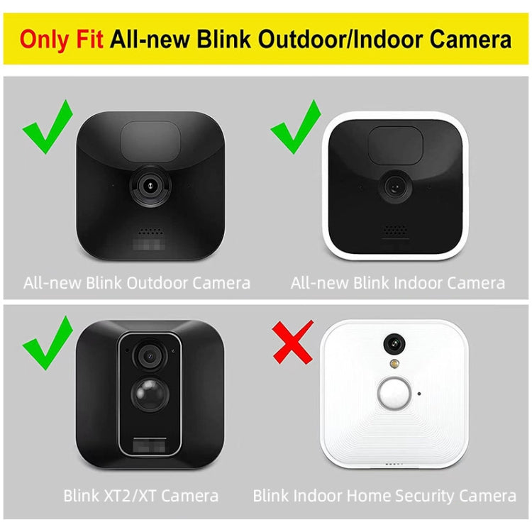 Silicone Protective Cover For Blink Outdoor/Indoor/XT1/XT2 Security Camera(White)